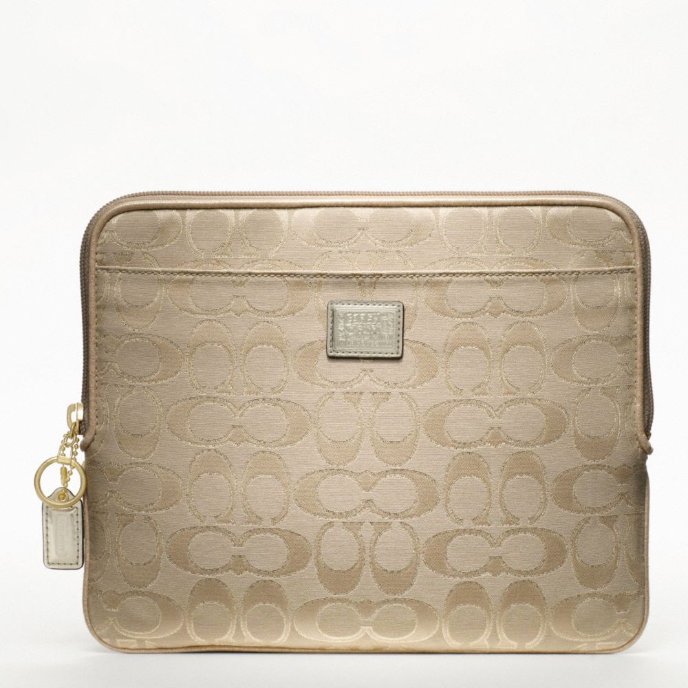 POPPY SIGNATURE METALLIC UNIVERSAL SLEEVE COACH F61366