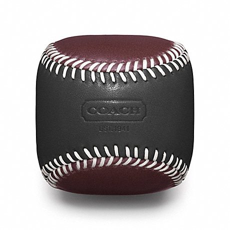 COACH F61451 BASEBALL PAPERWEIGHT ONE-COLOR