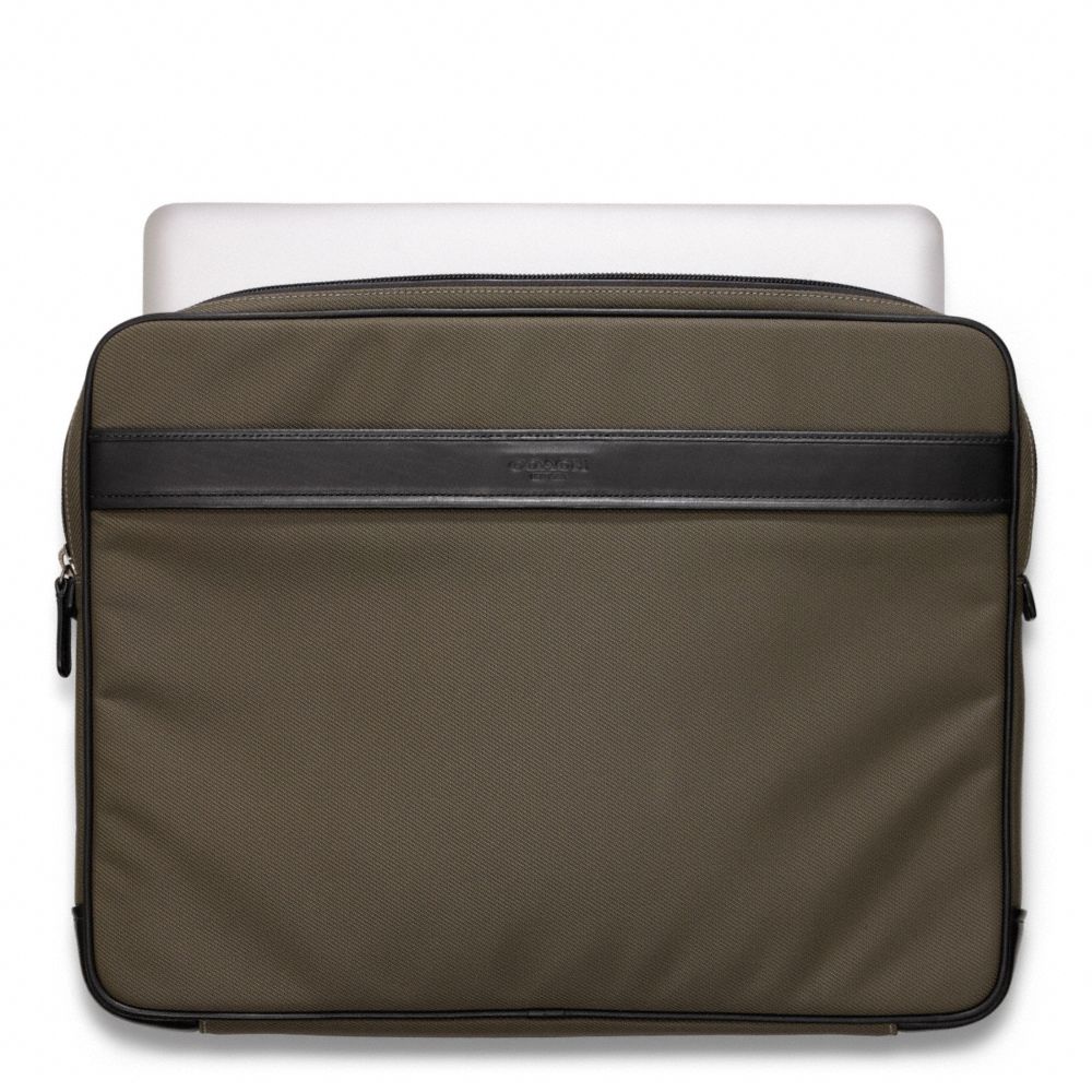 CROSBY NYLON LAPTOP SLEEVE - f61671 - F61671OLV