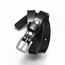 COACH F61747 Leather Bracelet BLACK