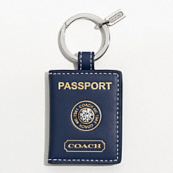 COACH COACH PASSPORT PICTURE FRAME KEY RING - ONE COLOR - F61908