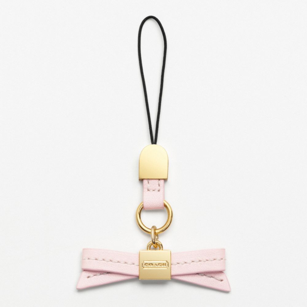 COACH F61916 - LEATHER BOW LANYARD ONE-COLOR