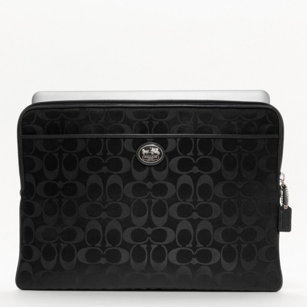 COACH SUTTON SIGNATURE NYLON LAPTOP SLEEVE -  - f61967