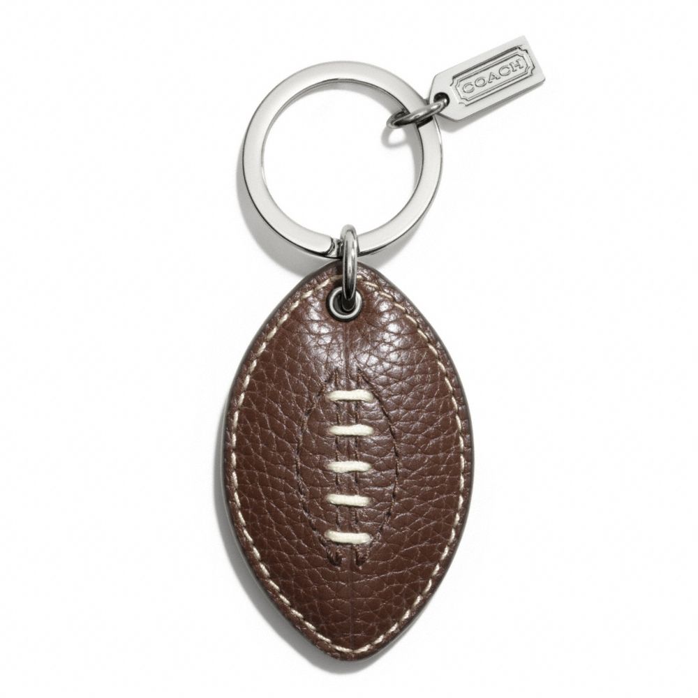 COACH F62076 FOOTBALL KEY RING ONE-COLOR