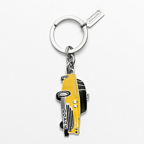 COACH F62079 TAXI KEY RING ONE-COLOR