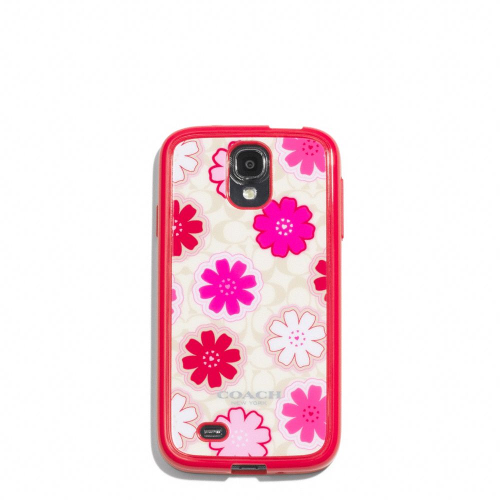 COACH F62193 FLORAL MOLDED GALAXY S4 CASE ONE-COLOR