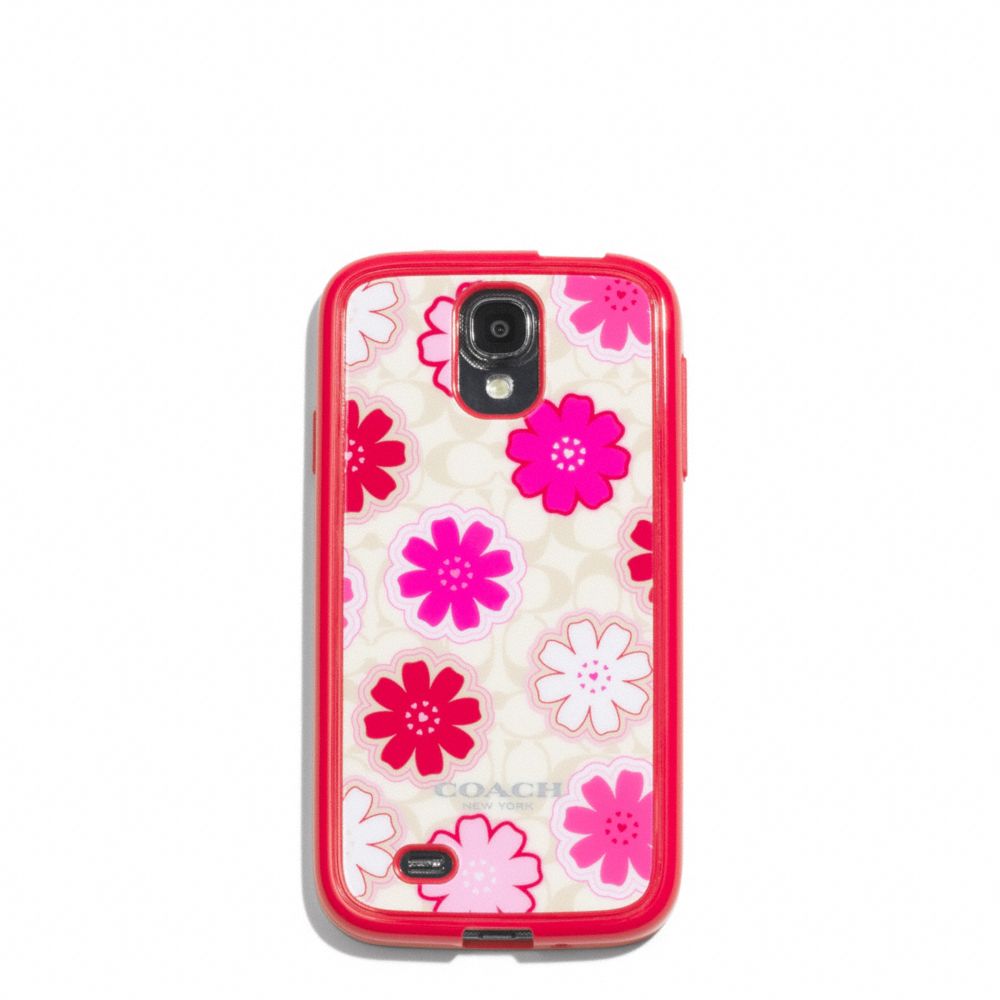 COACH f62193 FLORAL MOLDED GALAXY S4 CASE 