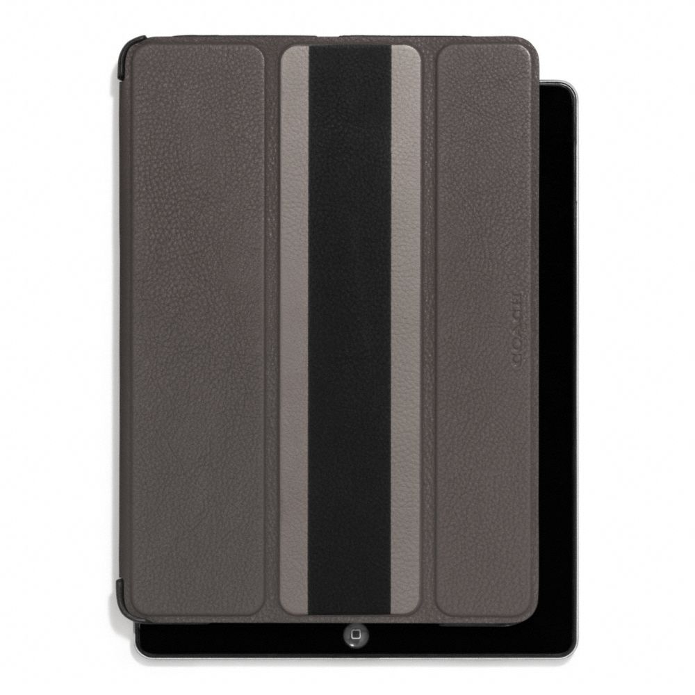 COACH HERITAGE SPORT IPAD CASE - SLATE/BLACK - f62353