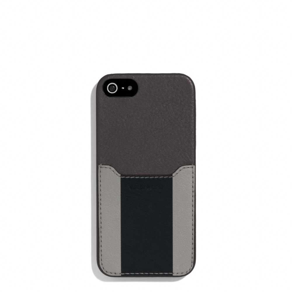 COACH F62357 HERITAGE SPORT IPHONE CASE SLATE/BLACK