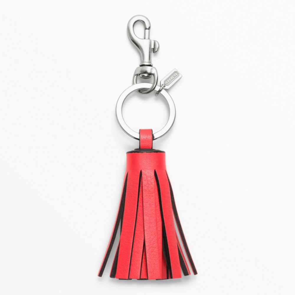 COACH SINGLE  TASSEL KEY RING -  - f62376