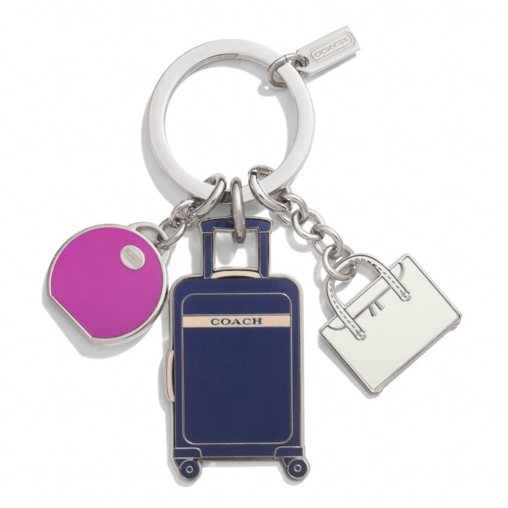 COACH TRAVEL MULTI MIX KEY RING - ONE COLOR - F62499