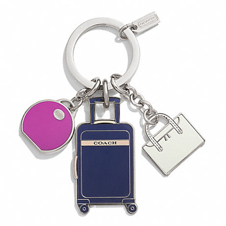 COACH F62499 TRAVEL MULTI MIX KEY RING ONE-COLOR