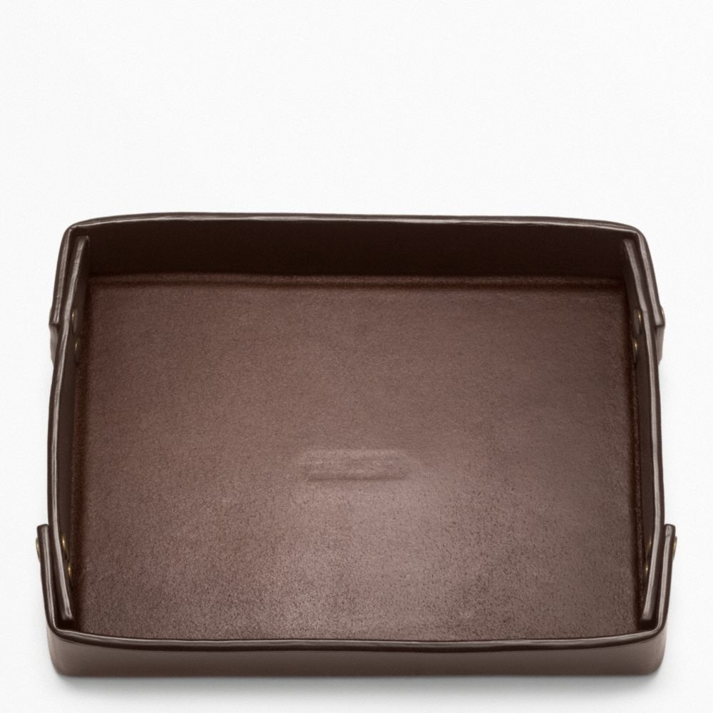 BLEECKER LEATHER SMALL VALET TRAY - f62645 - F62645MAH