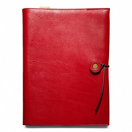 COACH F62656 BLEECKER LEATHER A5 NOTEBOOK ONE-COLOR