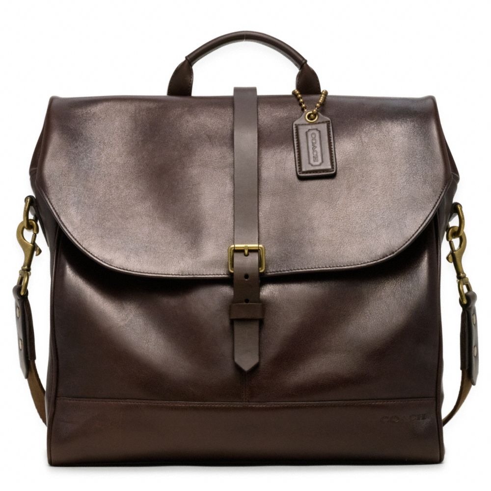 BLEECKER LEATHER PANNIER BAG - f62661 - F62661MAH