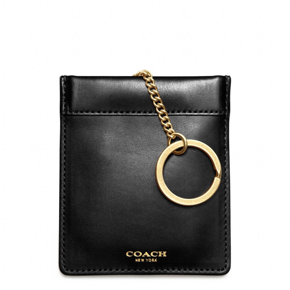 COACH F62671 Crosby Dress Leather Keycase 
