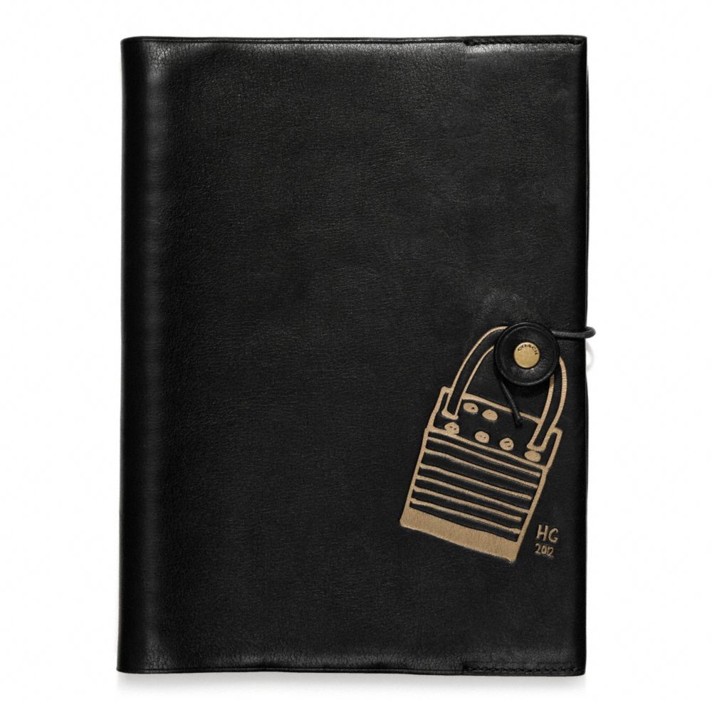 COACH F62702 HUGO GUINNESS A5 NOTEBOOK ONE-COLOR