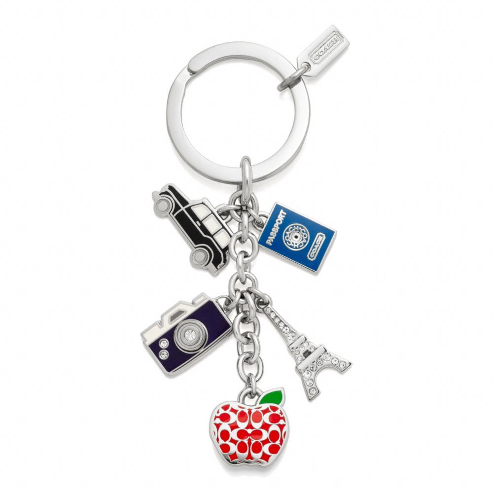 COACH TRAVEL MIX KEY RING - ONE COLOR - F62733