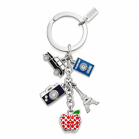 COACH F62733 TRAVEL MIX KEY RING ONE-COLOR