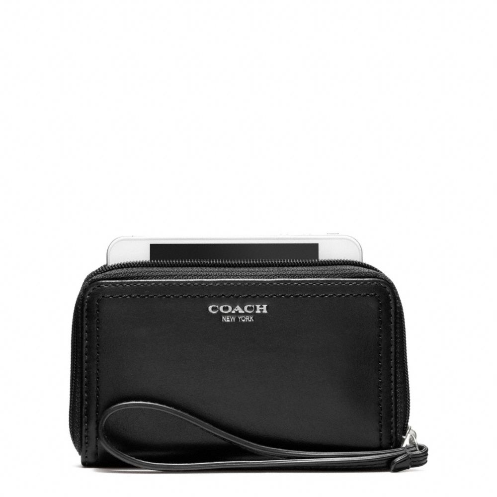 COACH LEATHER EAST/WEST UNIVERSAL CASE - ONE COLOR - F62802