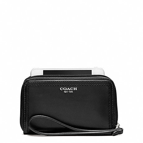 COACH F62802 LEATHER EAST/WEST UNIVERSAL CASE ONE-COLOR