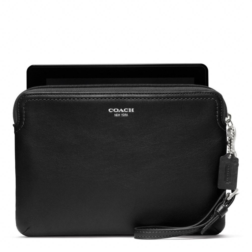 COACH LEATHER E-READER SLEEVE - ONE COLOR - F62826