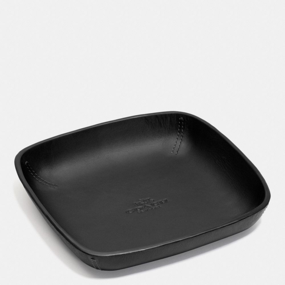 POP COLOR MOLDED VALET TRAY - f63014 - BLACK/BLACK