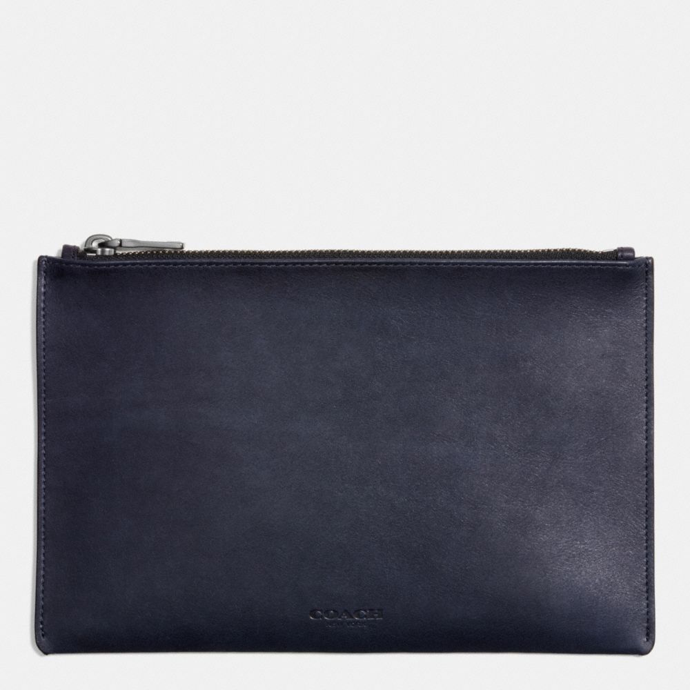 ARTISAN MEDIUM POUCH IN SPORT CALF LEATHER - f63226 - MIDNIGHT