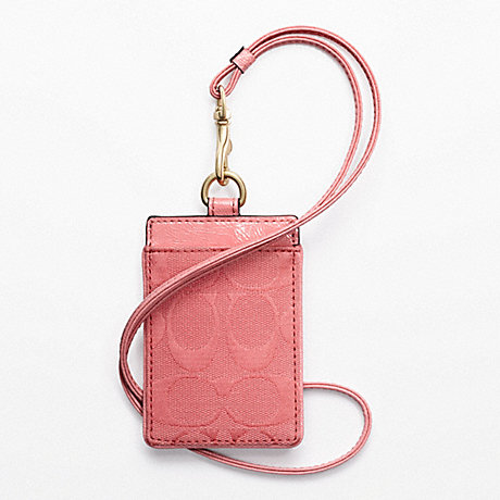 COACH F63681 SIGNATURE LANYARD ID ONE-COLOR