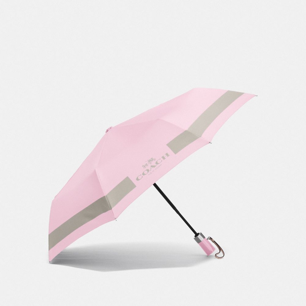 COACH HC LOCK UP UMBRELLA - SILVER/PETAL/GREY BIRCH - f63689