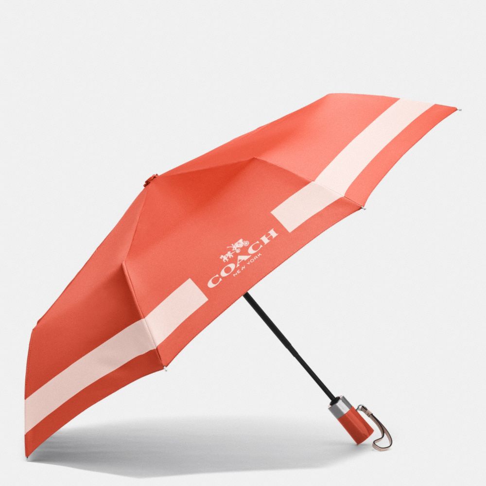 HORSE AND CARRIAGE UMBRELLA - SILVER/CARMINE/PEACH ROSE - COACH F63689