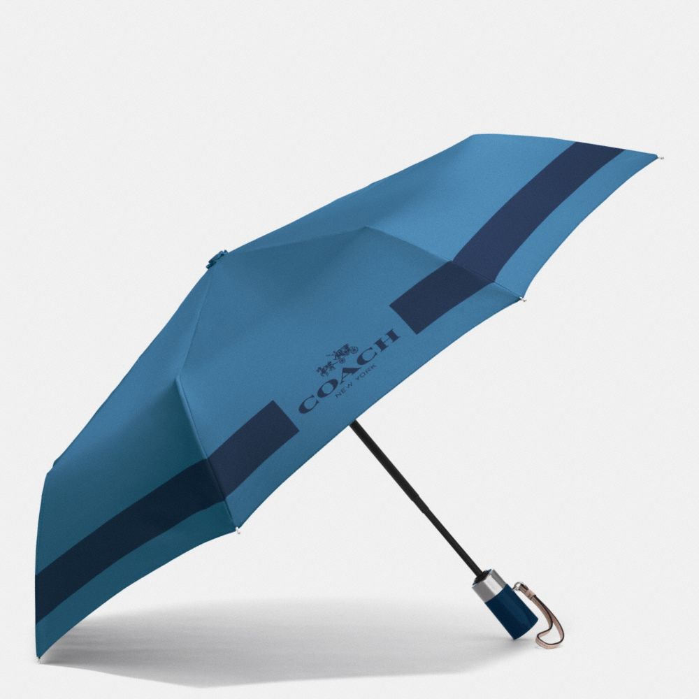 HC LOCK UP UMBRELLA - SILVER/SLATE - COACH F63689