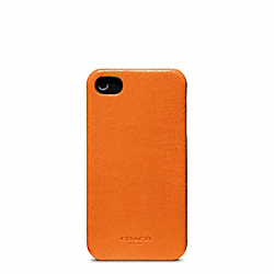 COACH BLEECKER LEATHER MOLDED IPHONE 4 CASE - ONE COLOR - F63734