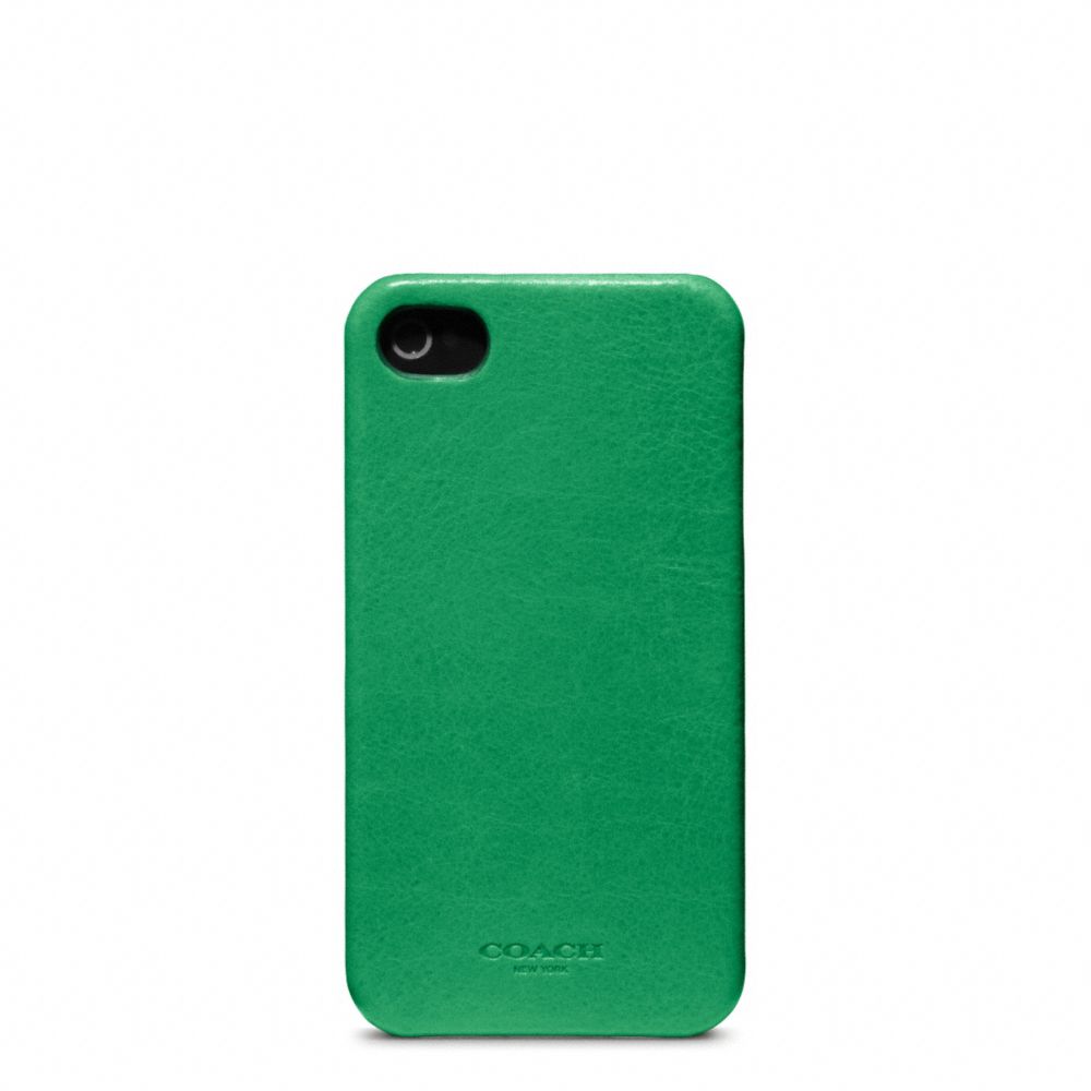 BLEECKER LEATHER MOLDED IPHONE 4 CASE - f63734 - CLOVER