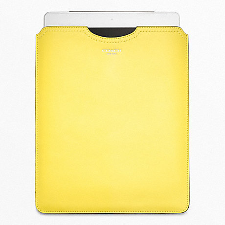 COACH F63801 LEATHER IPAD SLIP COVER ONE-COLOR