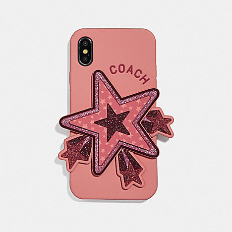 COACH IPHONE X/XS CASE WITH OVERSIZED STAR - PETAL MULTI - F63886