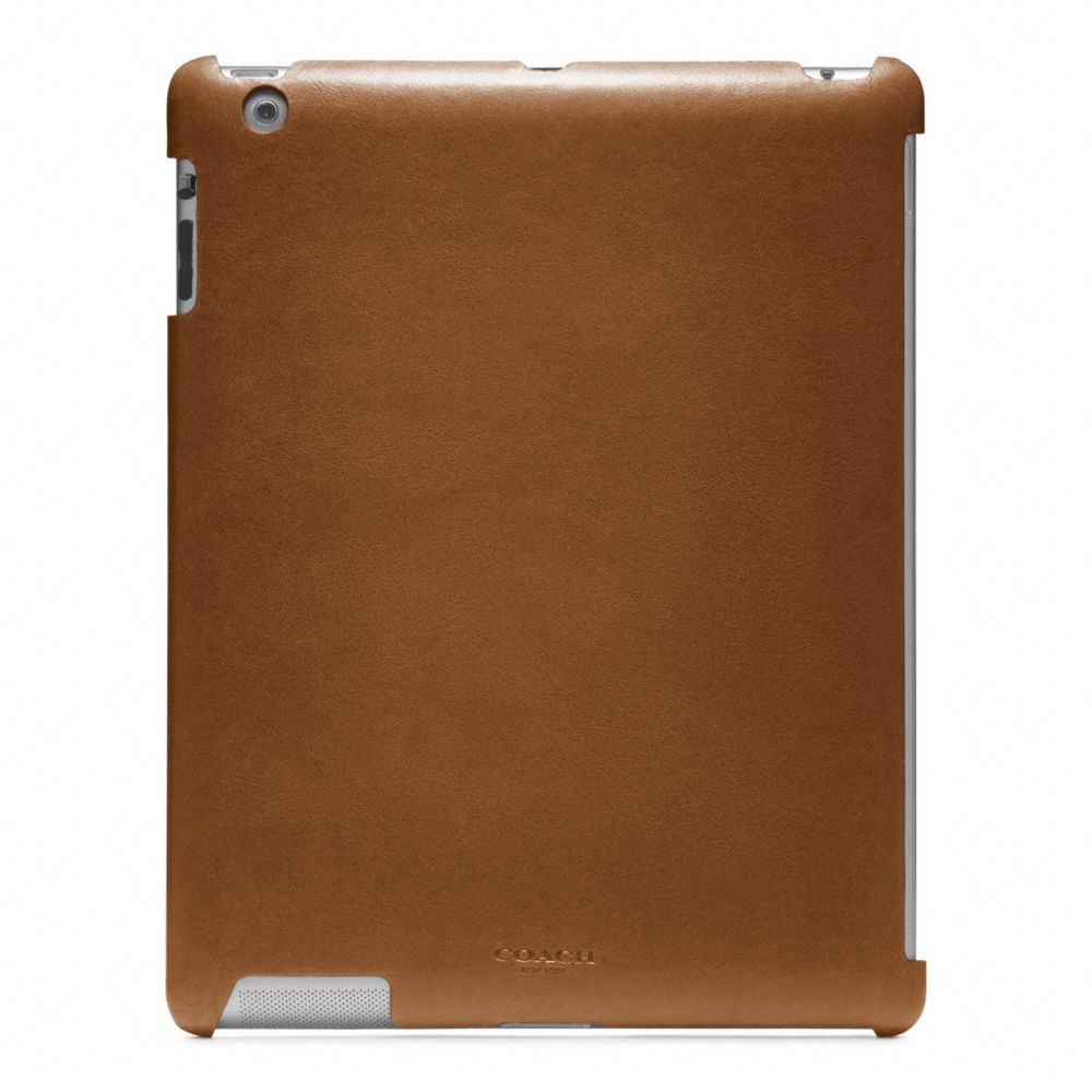 COACH F63898 BLEECKER LEATHER MOLDED IPAD CASE FAWN