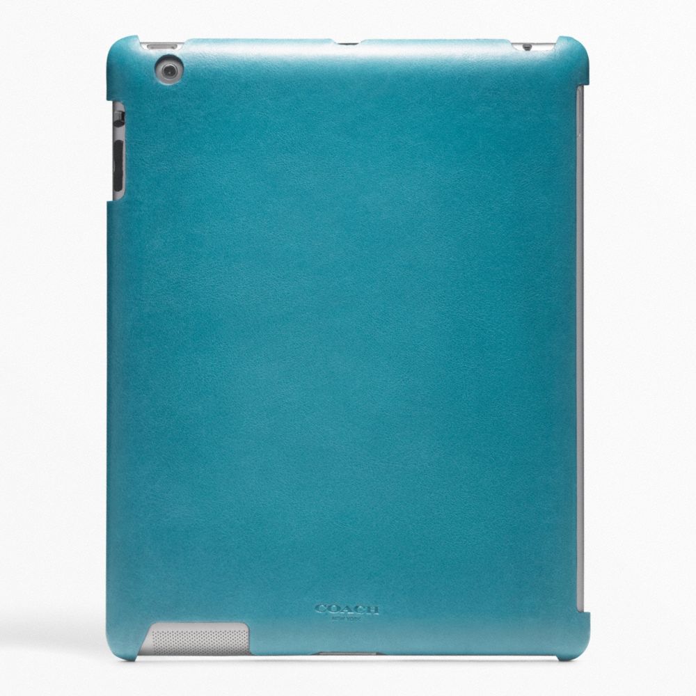 COACH BLEECKER LEATHER MOLDED IPAD CASE - ONE COLOR - F63898