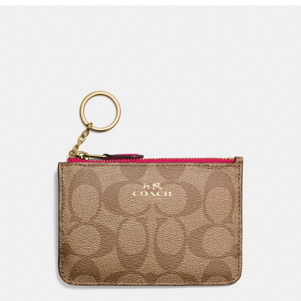 Coach key pouch discount wallet