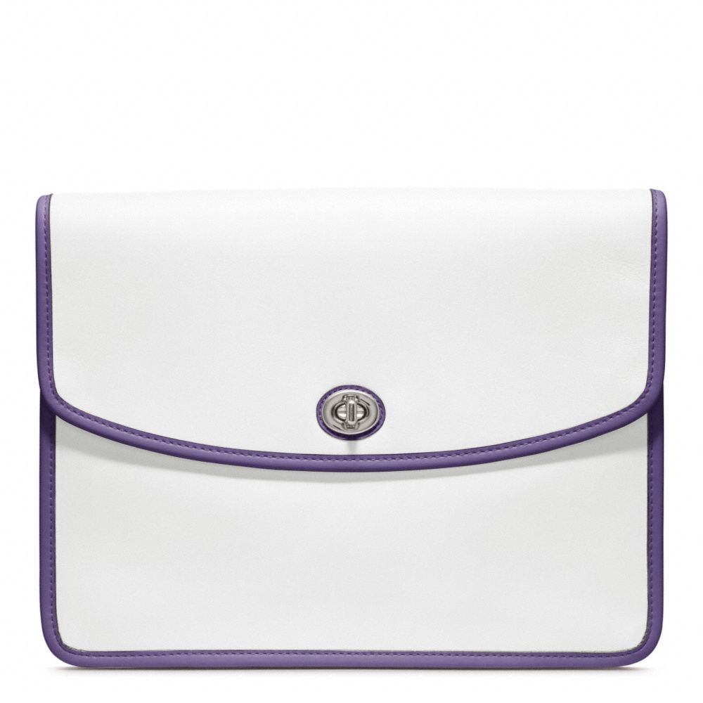 COACH ARCHIVE TWO TONE UNIVERSAL CLUTCH - ONE COLOR - F64036