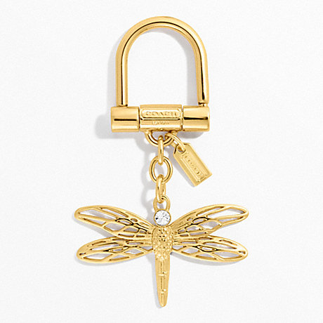 COACH F64136 DRAGONFLY KEY RING ONE-COLOR