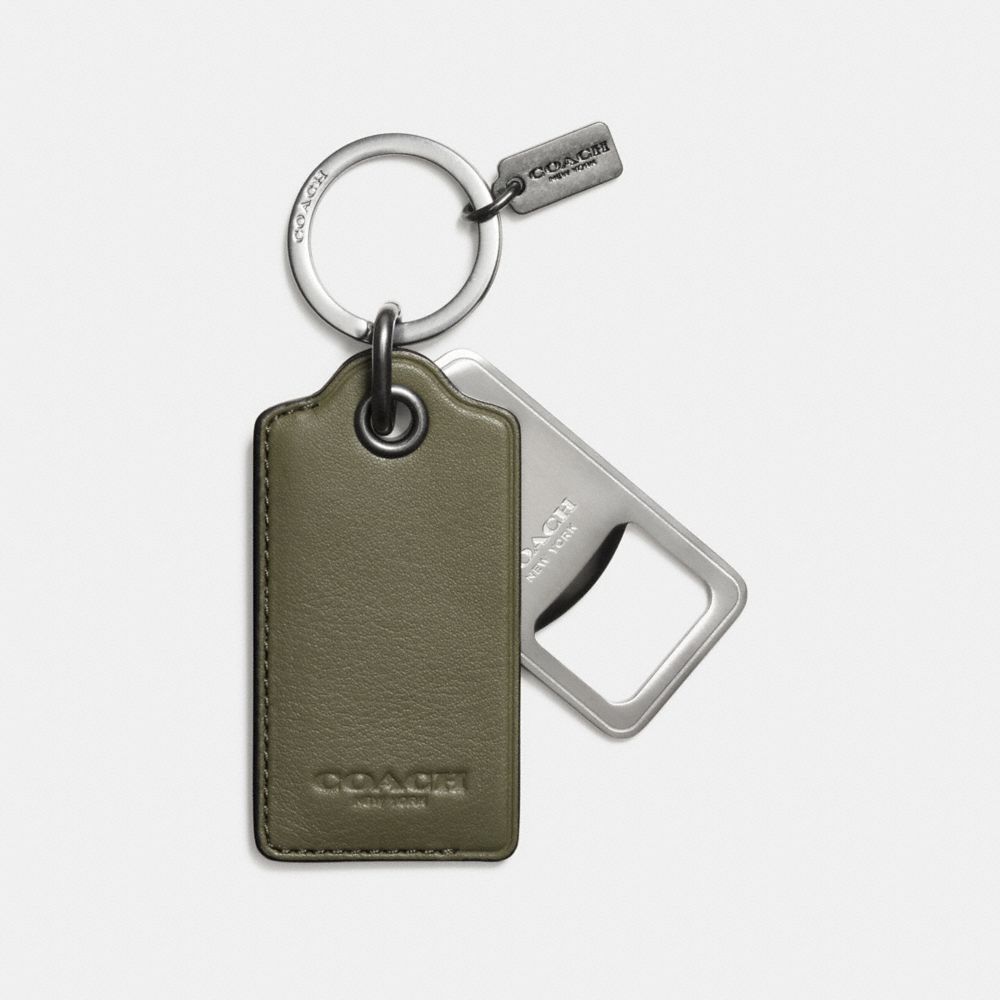 COACH BOTTLE OPENER KEY RING - SURPLUS - F64140