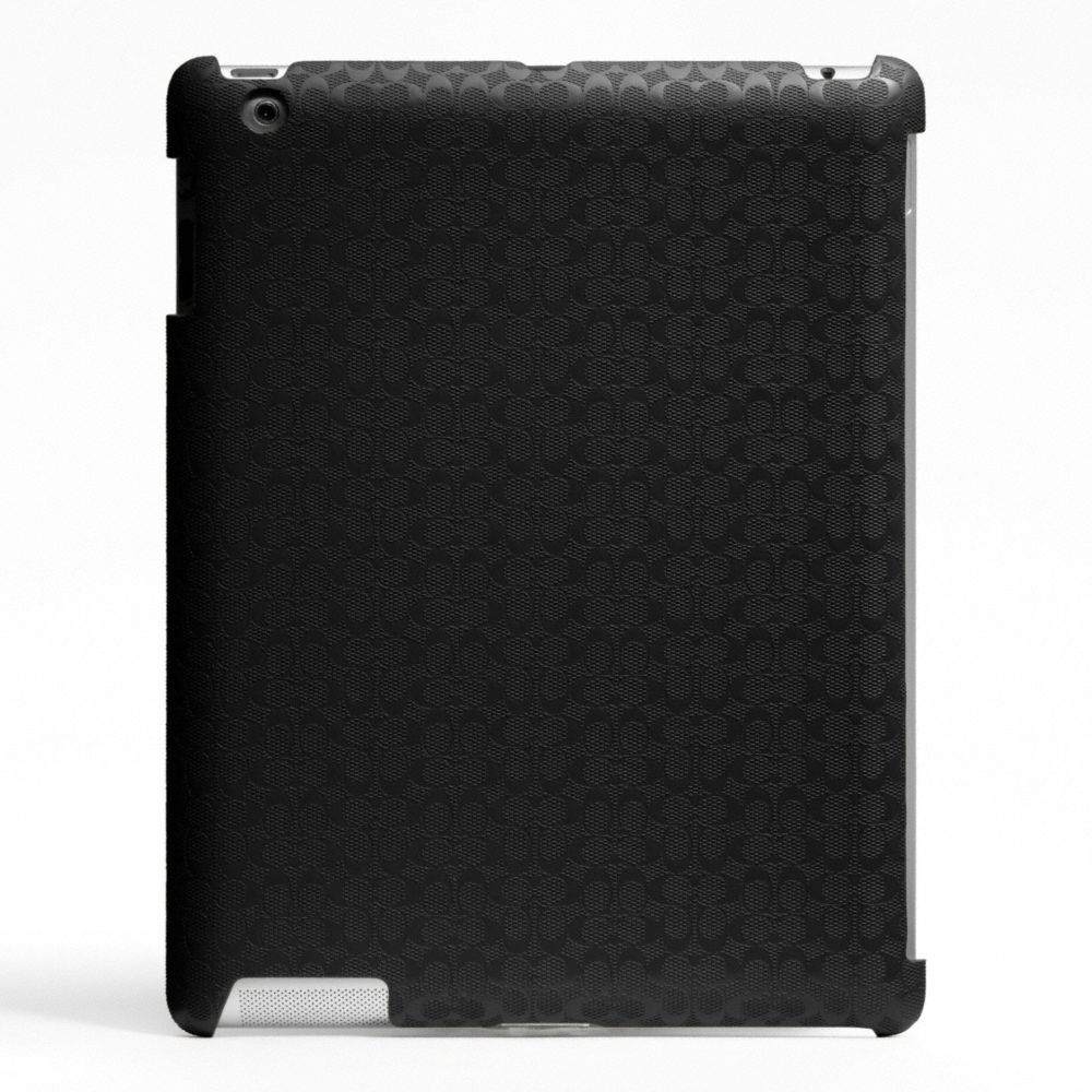 COACH F64219 Heritage Signature Ipad Case BLACK