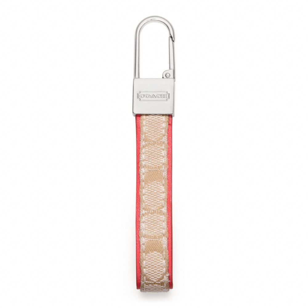 COACH F64502 Signature C Loop Key Ring 