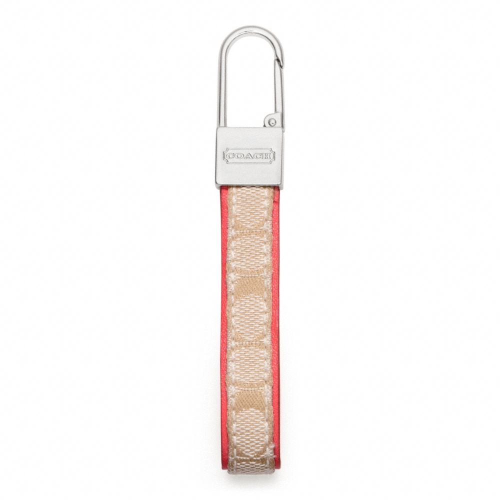 COACH F64502 - SIGNATURE C LOOP KEY RING ONE-COLOR