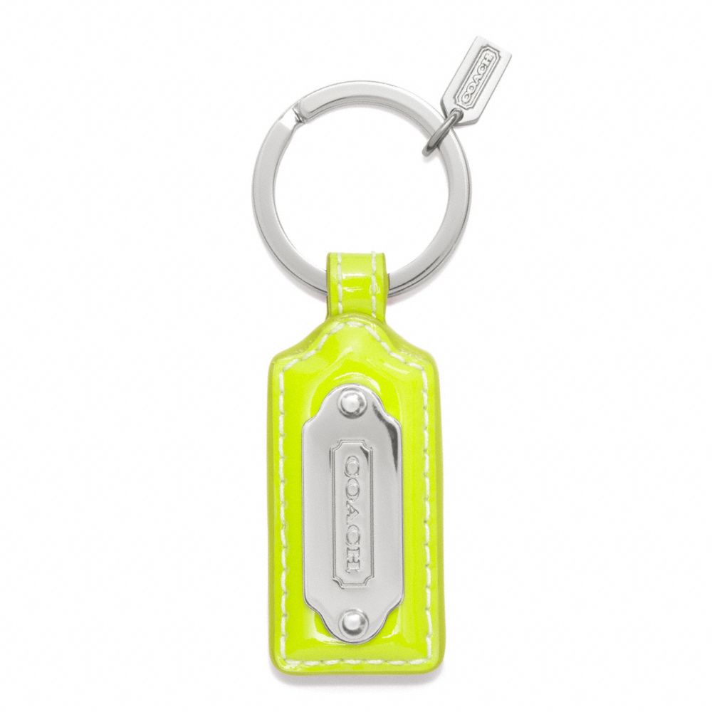 COACH COACH TAG KEY RING - ONE COLOR - F64535