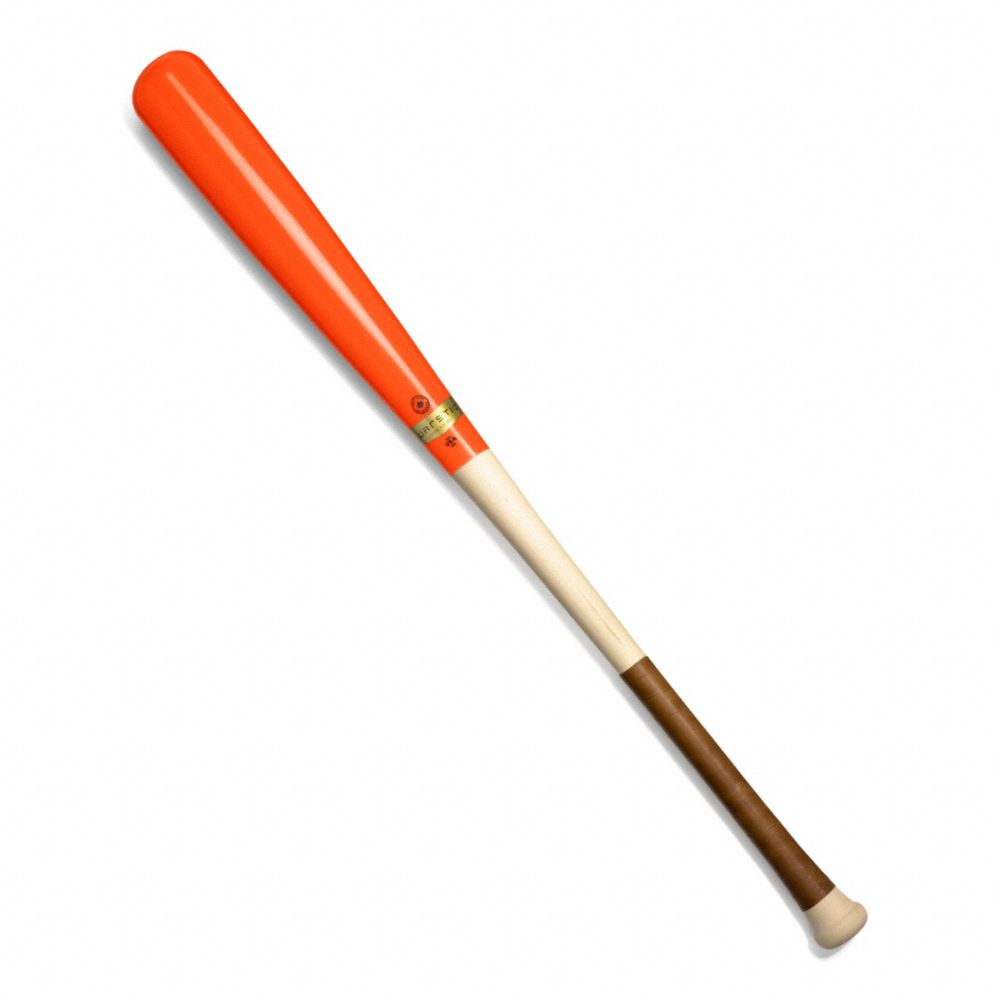 COACH F64596 Heritage Baseball Dip Dye Bat BONFIRE
