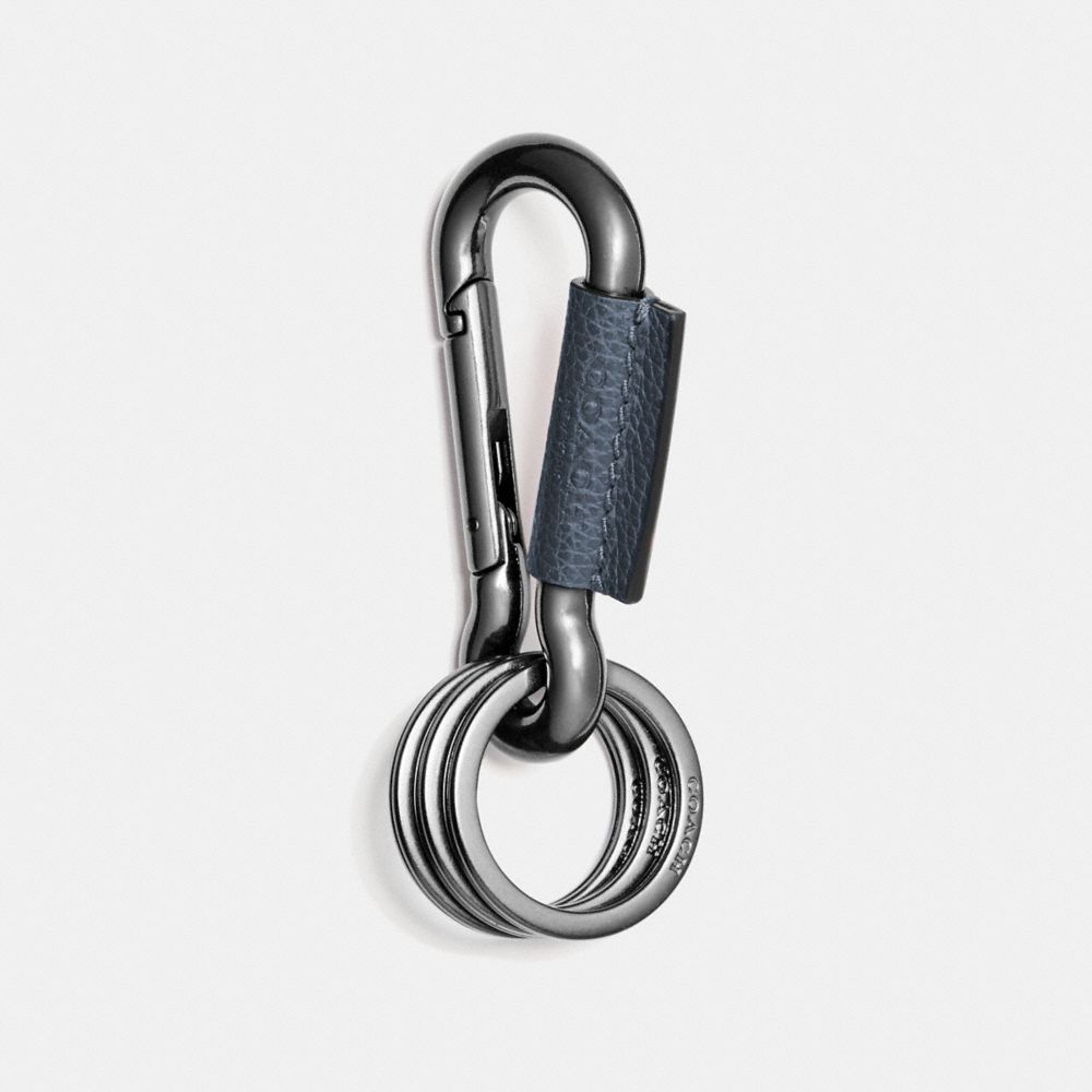 CARABINER KEY RING - DARK DENIM - COACH F64769