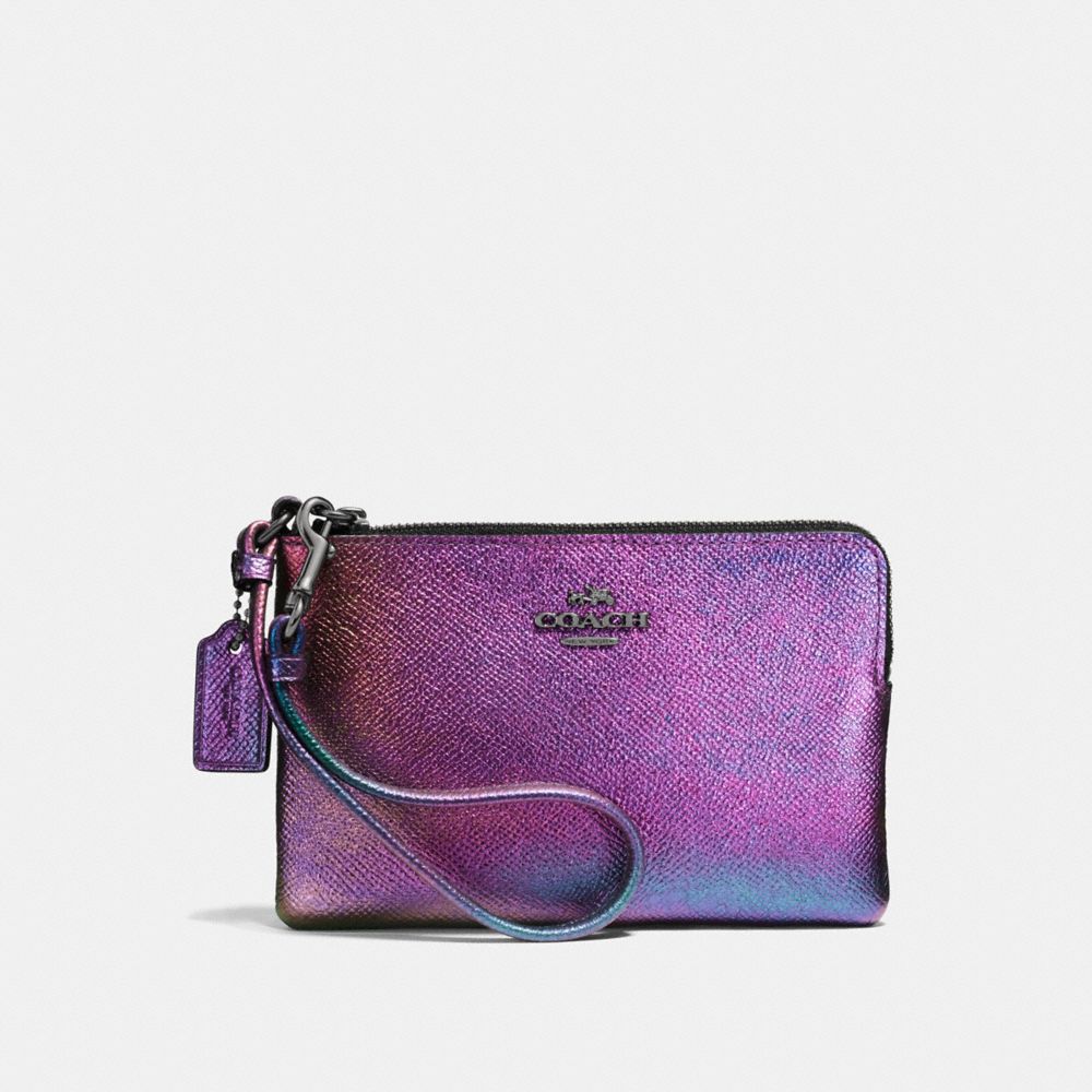 CORNER ZIP WRISTLET - F64938 - DK/MULTICOLOR