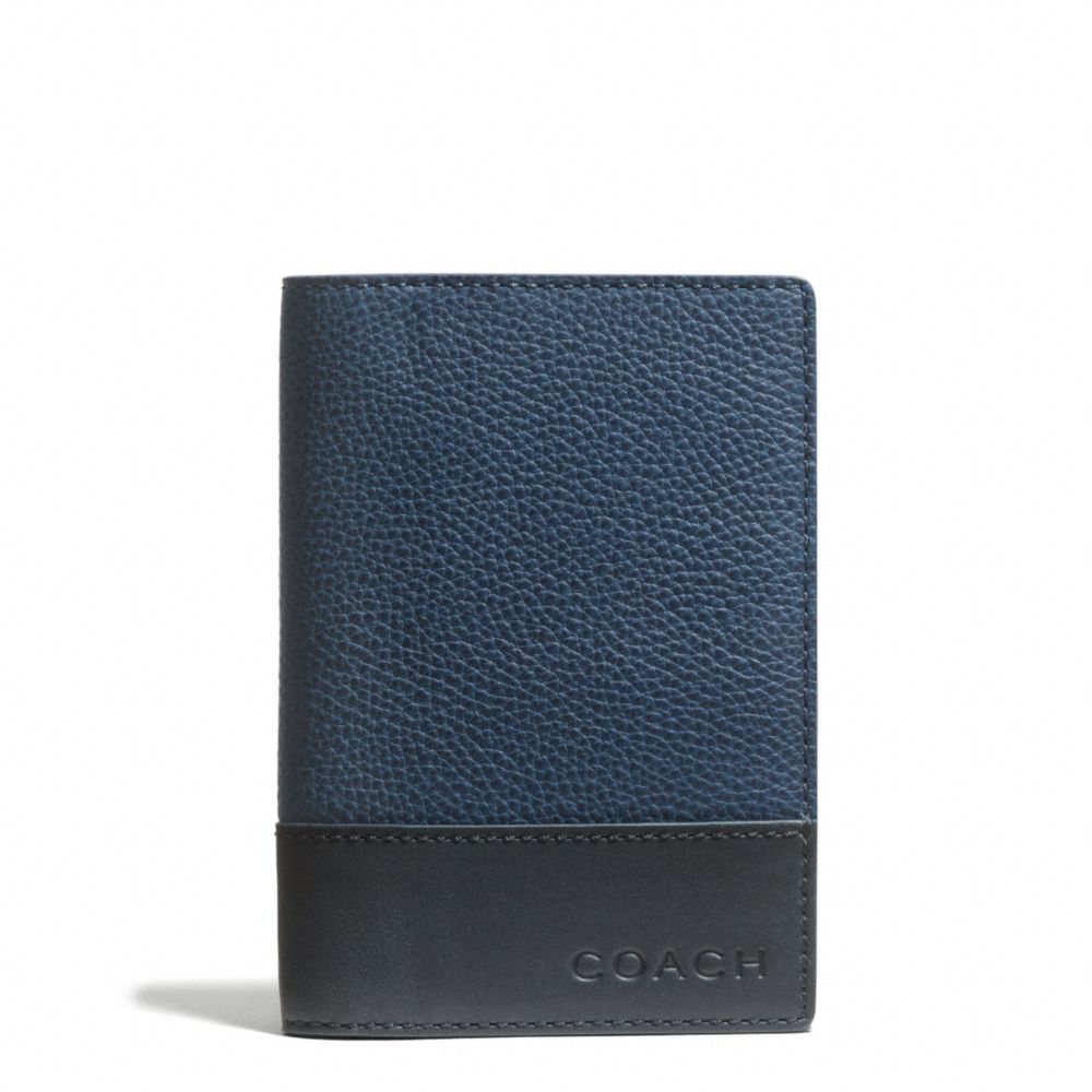 COACH f65177 CAMDEN LEATHER PASSPORT CASE 